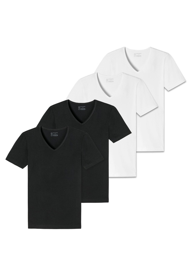 Schiesser T-Shirt »T-Shirt 2PACK T-shirt 4er Pack«