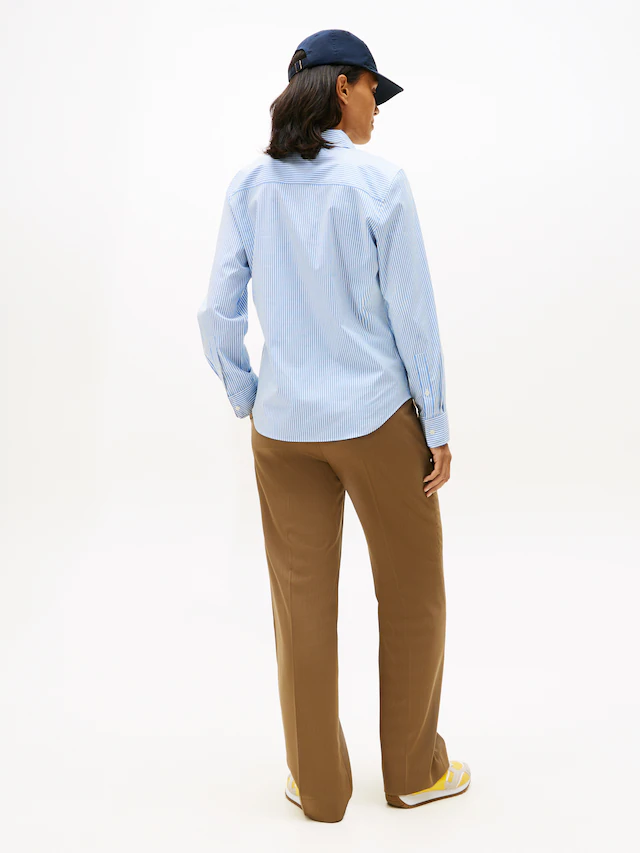 Tommy Hilfiger Hemdbluse »ESS POPLIN REGULAR SHIRT« Langarm, Regular Fit
