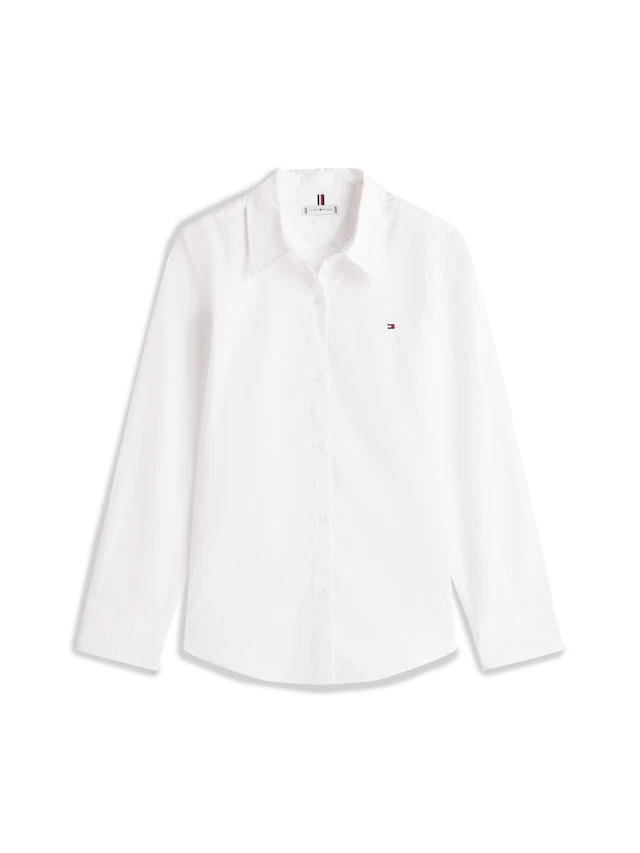 Tommy Hilfiger Hemdbluse »ESS POPLIN REGULAR SHIRT« Langarm, Regular Fit