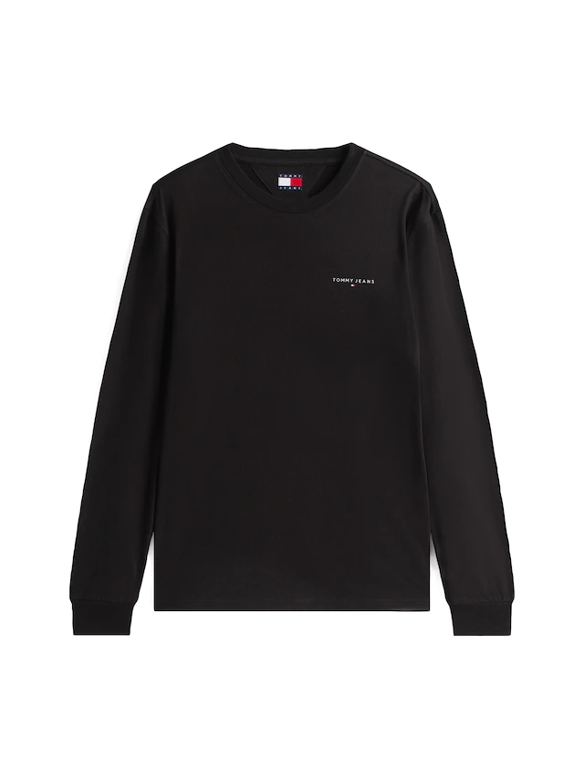 Tommy Jeans Langarmshirt »TJM SLIM CHEST LINEAR LS TEE EXT« Mit Rundhalsausschnitt