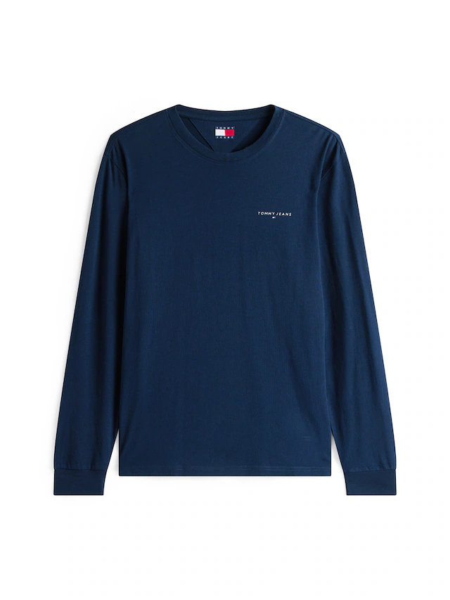 Tommy Jeans Langarmshirt »TJM SLIM CHEST LINEAR LS TEE EXT« Mit Rundhalsausschnitt