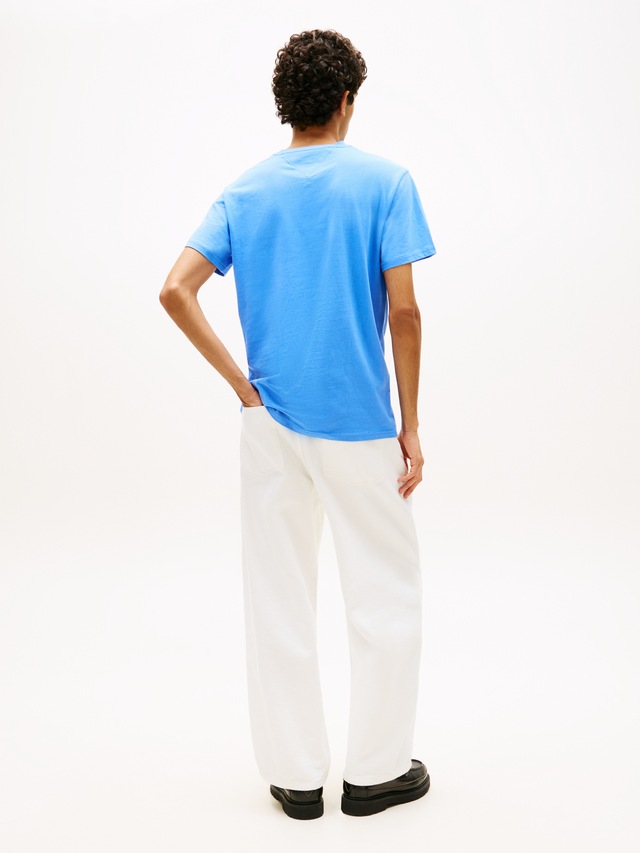 Tommy Jeans T-Shirt »TJM SLIM LINEAR CHEST TEE EXT« Mit Rundhalsausschnitt