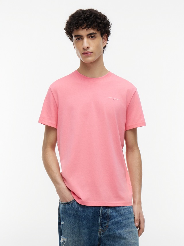 Tommy Jeans T-Shirt »TJM SLIM LINEAR CHEST TEE EXT« Mit Rundhalsausschnitt
