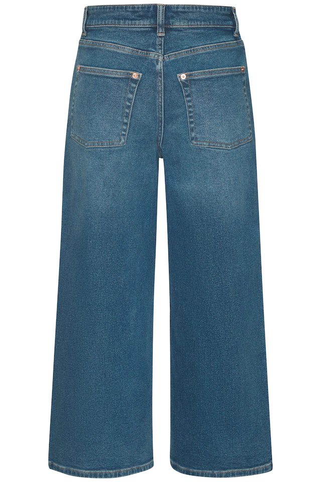 LASCANA 7/8-Jeans »in modischer Culotte-Form« aus Baumwoll-Denim, Straight-Leg, Sommerhose