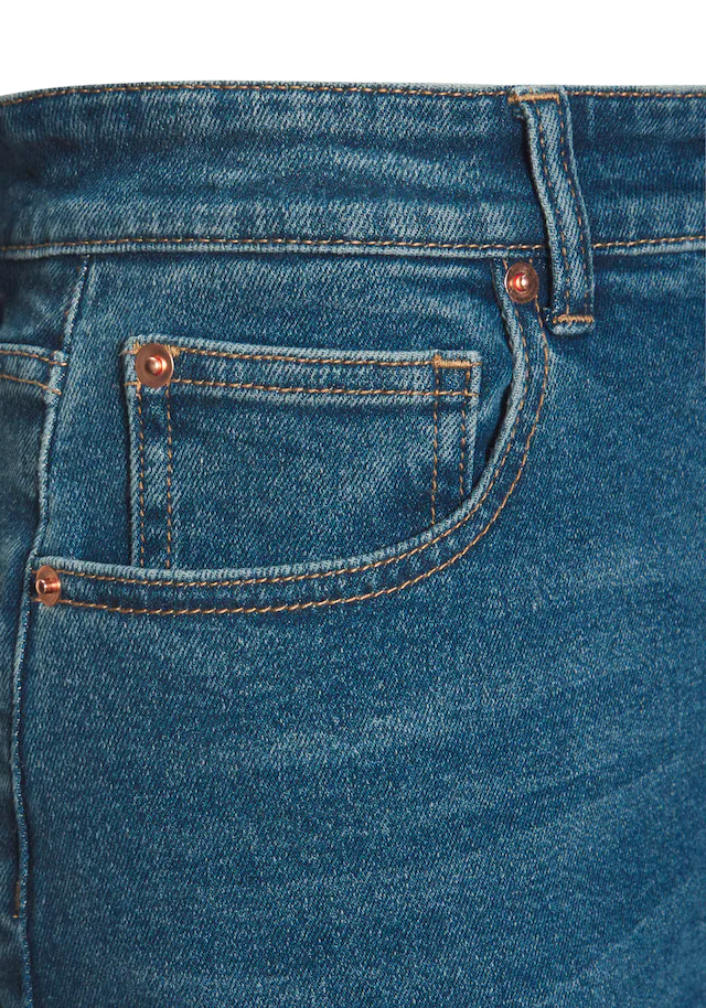 LASCANA 7/8-Jeans »in modischer Culotte-Form« aus Baumwoll-Denim, Straight-Leg, Sommerhose
