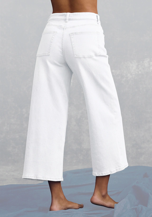 LASCANA 7/8-Jeans »in modischer Culotte-Form« aus Baumwoll-Denim, Straight-Leg, Sommerhose