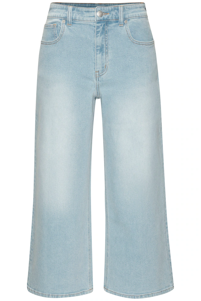 LASCANA 7/8-Jeans »in modischer Culotte-Form« aus Baumwoll-Denim, Straight-Leg, Sommerhose