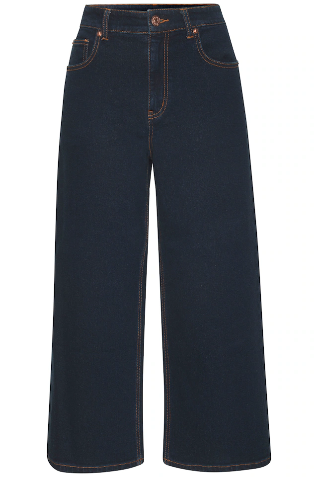 LASCANA 7/8-Jeans »in modischer Culotte-Form« aus Baumwoll-Denim, Straight-Leg, Sommerhose