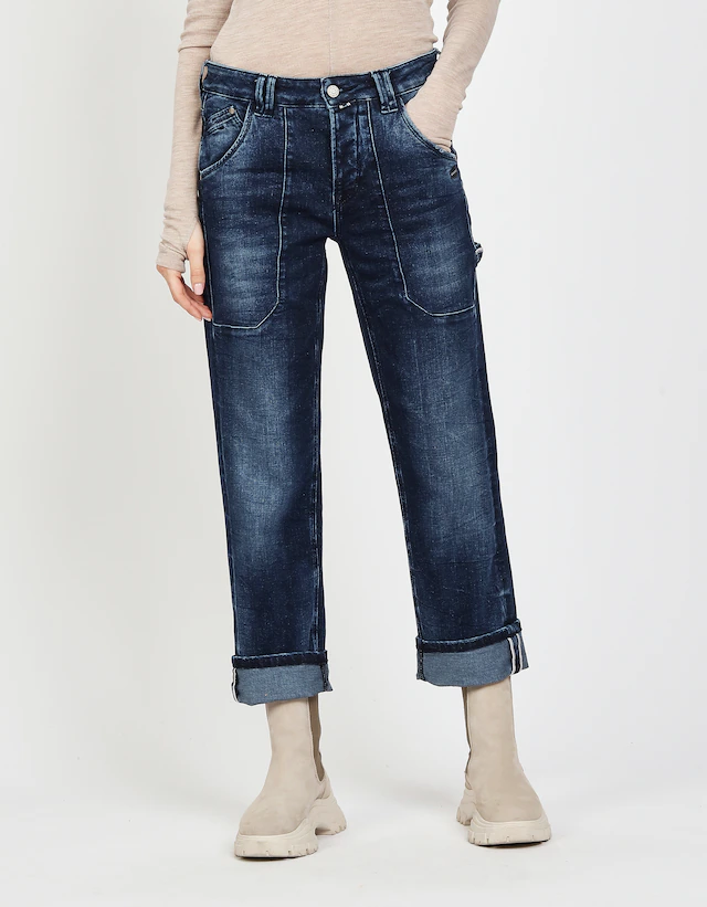 GANG Straight-Jeans »94THELMA WORKER« mit aufgesetzten Taschen und typischen Workerdetails