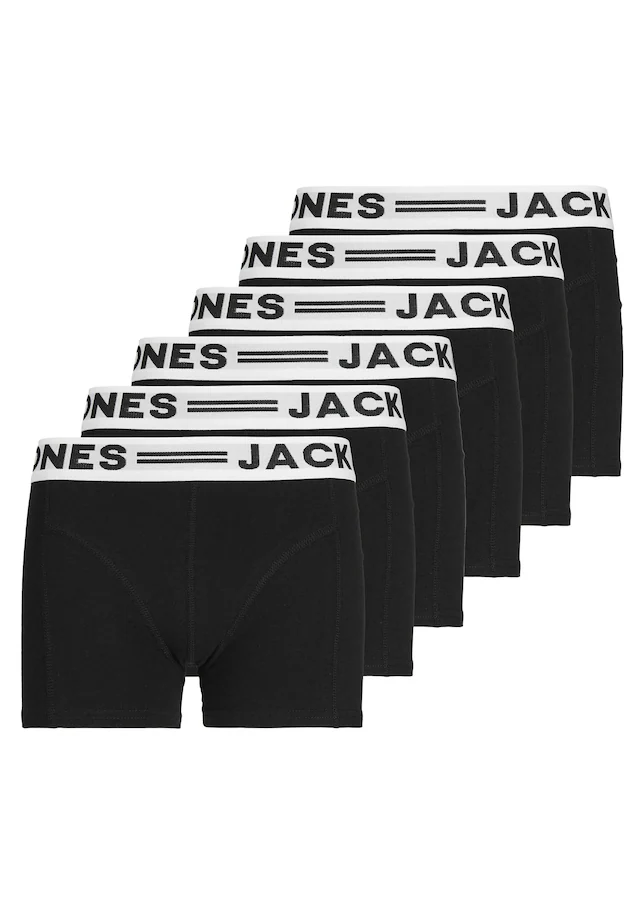 Jack & Jones Boxershorts »Boxershort SENSE TRUNKS 6 PACK JNR NOOS 6er Pack«