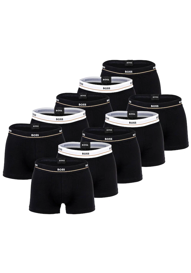 BOSS Boxershorts »Boxershort Trunk 5P Essential 10er Pack«