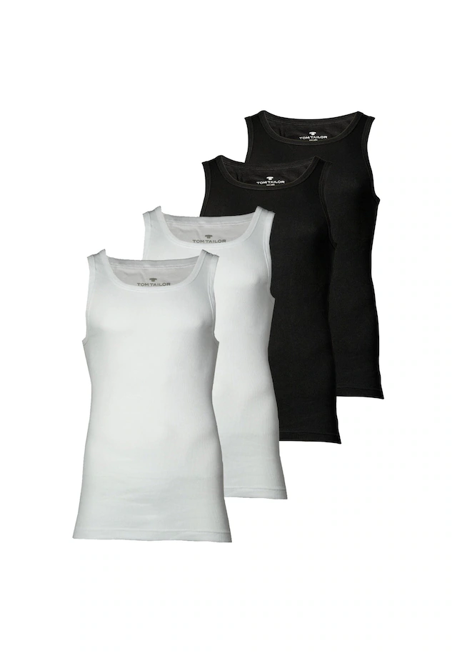 TOM TAILOR Unterhemd »Unterhemd 4er Pack«