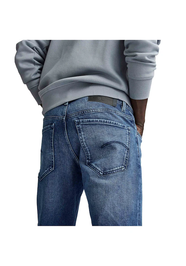 G-STAR Skinny-fit-Jeans »Jeans Mosa Straight Faded Atlantic Ocean«