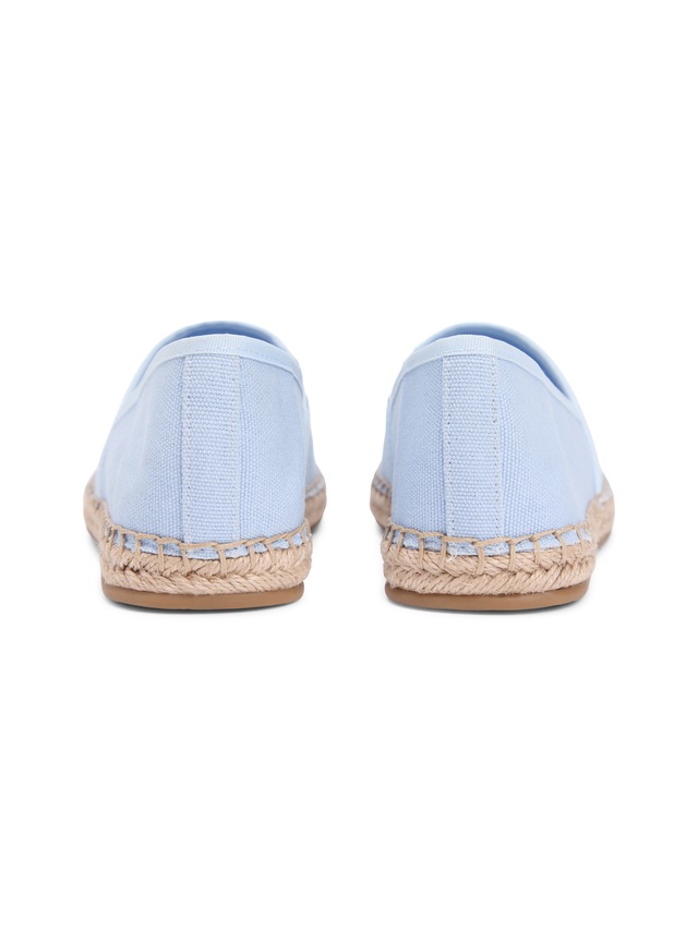 Tommy Hilfiger Espadrille »FLAG CANVAS ESPADRILLE« ,Slipper, Flats, Bequemschuh, Jutebezug und Ziernähten, schmale Form