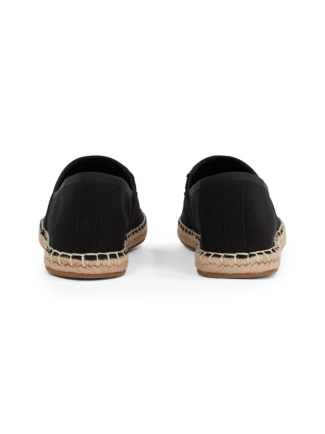Tommy Hilfiger Espadrille »FLAG CANVAS ESPADRILLE« ,Slipper, Flats, Bequemschuh, Jutebezug und Ziernähten, schmale Form