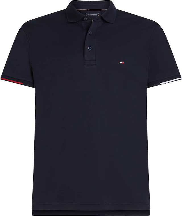 Tommy Hilfiger Big & Tall Poloshirt »BT-INTERLOCK FLAGCUFF SLIM FIT-B« Große Größen