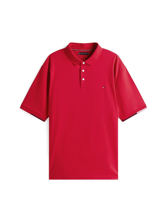 Tommy Hilfiger Big & Tall Poloshirt »BT-INTERLOCK FLAGCUFF SLIM FIT-B« Große Größen