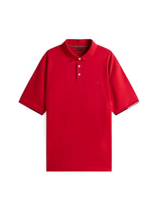 Tommy Hilfiger Big & Tall Poloshirt »BT-INTERLOCK FLAGCUFF SLIM FIT-B« Große Größen