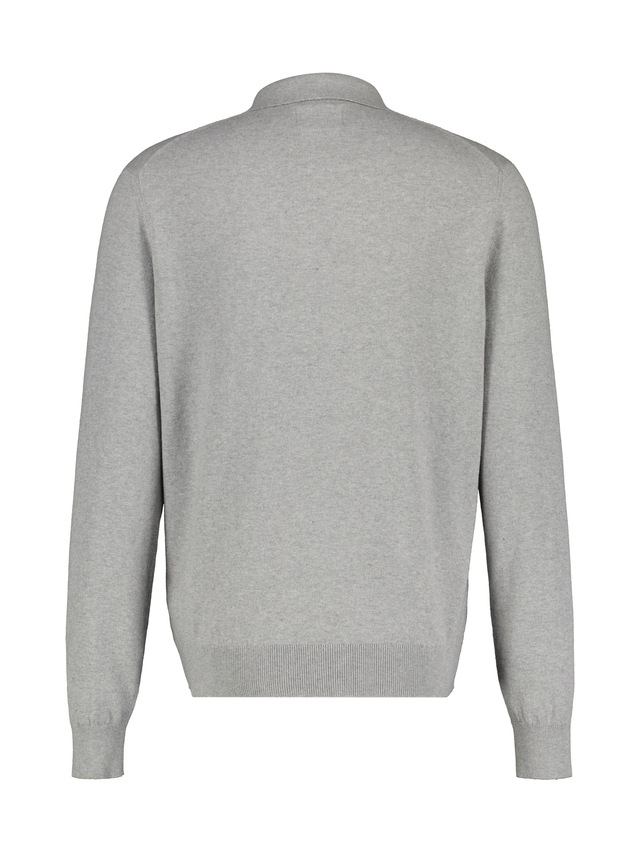 LERROS Strickpullover »Langarm Strickpolo mit Wollanteil«