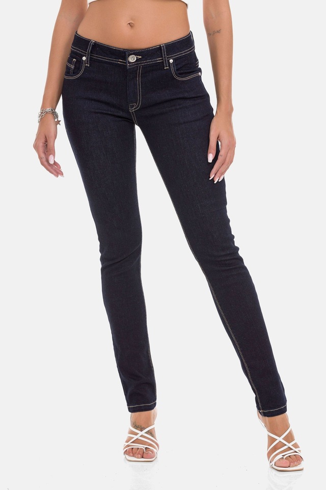 Cipo & Baxx Slim-fit-Jeans »Jeans« im Used-Look, WD443