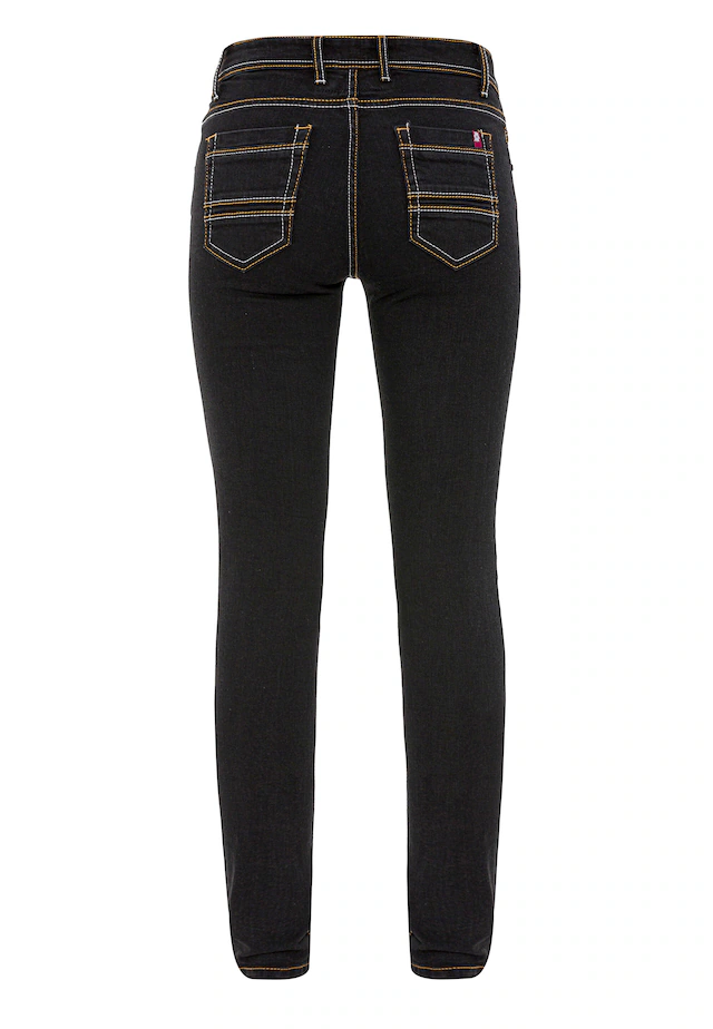 Cipo & Baxx Slim-fit-Jeans »Jeans« im Used-Look, WD443