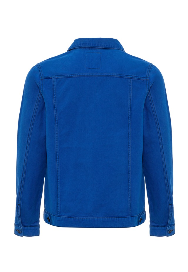 Cipo & Baxx Jeansjacke »CJ289« ohne Kapuze mit Knopfleiste