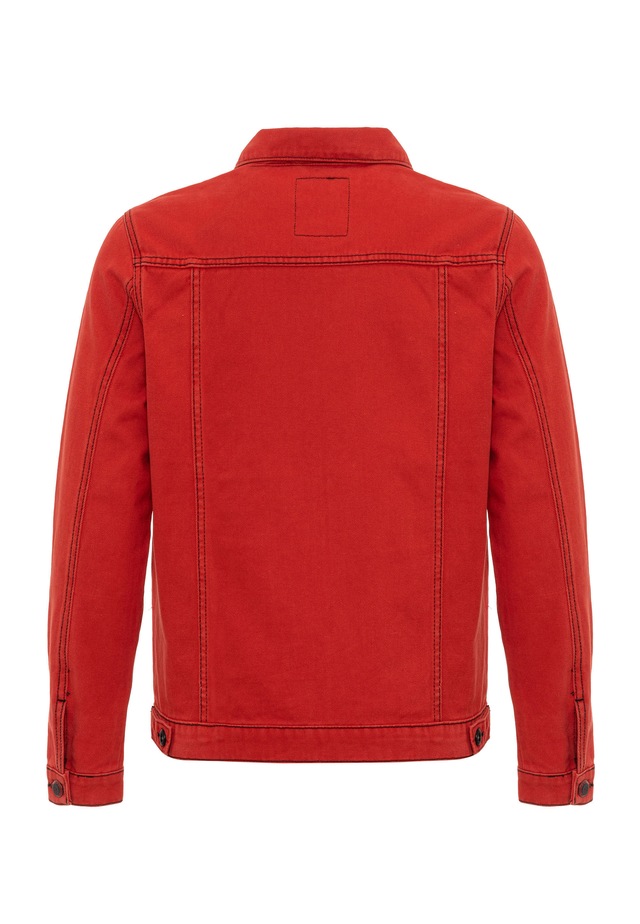Cipo & Baxx Jeansjacke »CJ289« ohne Kapuze mit Knopfleiste