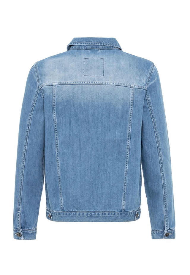 Cipo & Baxx Jeansjacke »CJ289« ohne Kapuze mit Knopfleiste