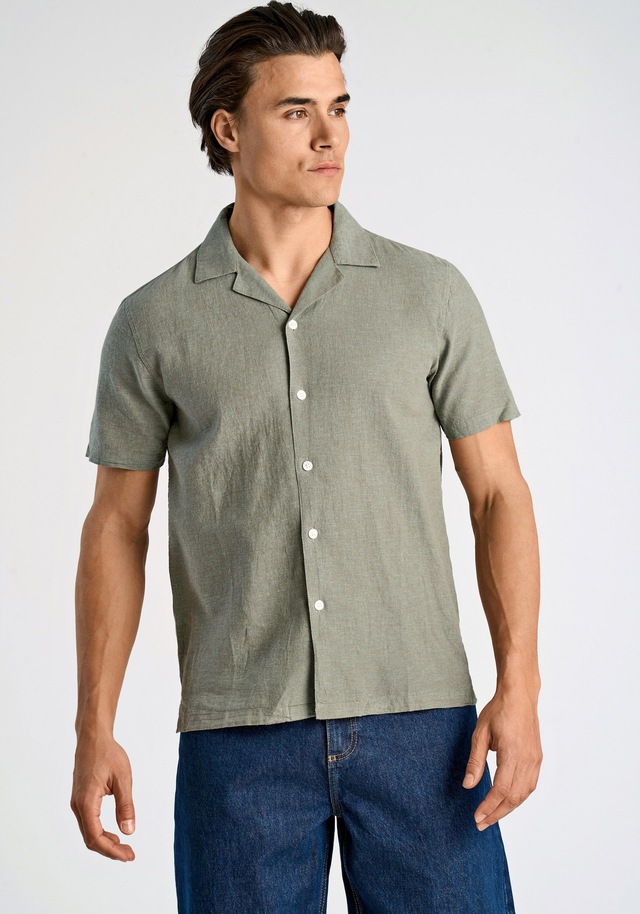 LINDBERGH Leinenhemd »Leinenhemd (Kurzarm) Relaxed Fit«