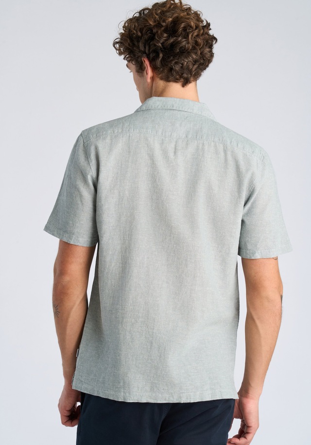LINDBERGH Leinenhemd »Leinenhemd (Kurzarm) Relaxed Fit«