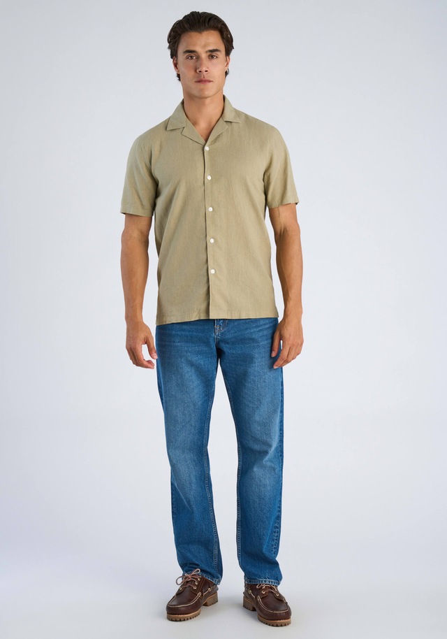 LINDBERGH Leinenhemd »Leinenhemd (Kurzarm) Relaxed Fit«