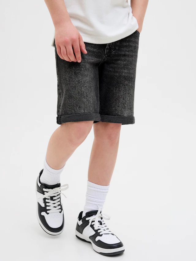 Jack & Jones Junior Shorts »JJIRICK bequem mit mittlerer Taille für Jungen« unifarben, modisch, regular fit, Web,