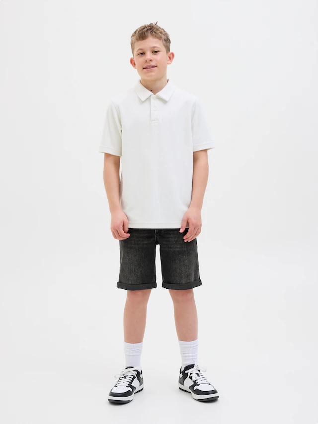 Jack & Jones Junior Shorts »JJIRICK bequem mit mittlerer Taille für Jungen« unifarben, modisch, regular fit, Web,