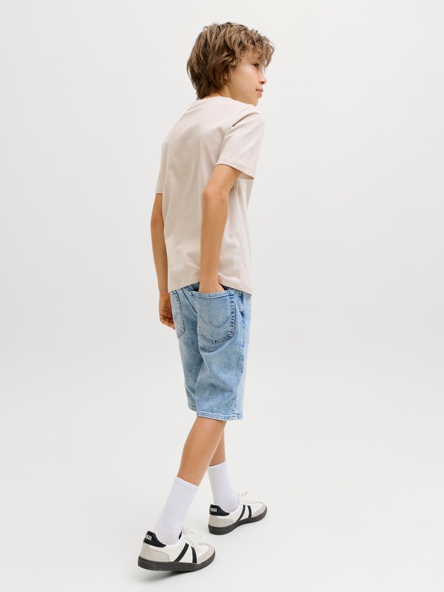 Jack & Jones Junior Shorts »JJIRICK bequem mit mittlerer Taille für Jungen« unifarben, modisch, regular fit, Web,