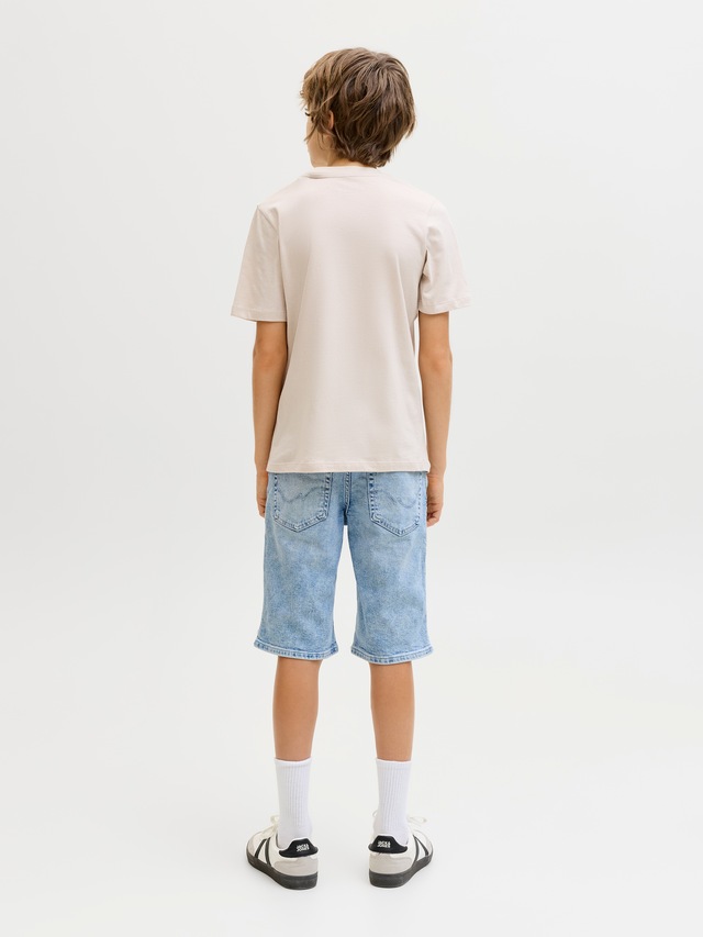 Jack & Jones Junior Shorts »JJIRICK bequem mit mittlerer Taille für Jungen« unifarben, modisch, regular fit, Web,