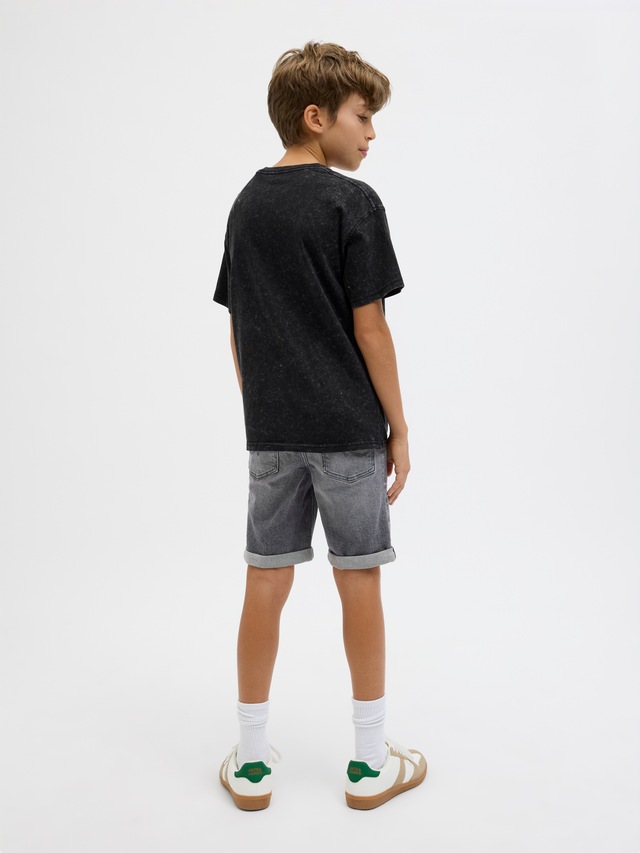 Jack & Jones Junior Shorts »JJIRICK bequem mit mittlerer Taille für Jungen« unifarben, modisch, regular fit, Web,