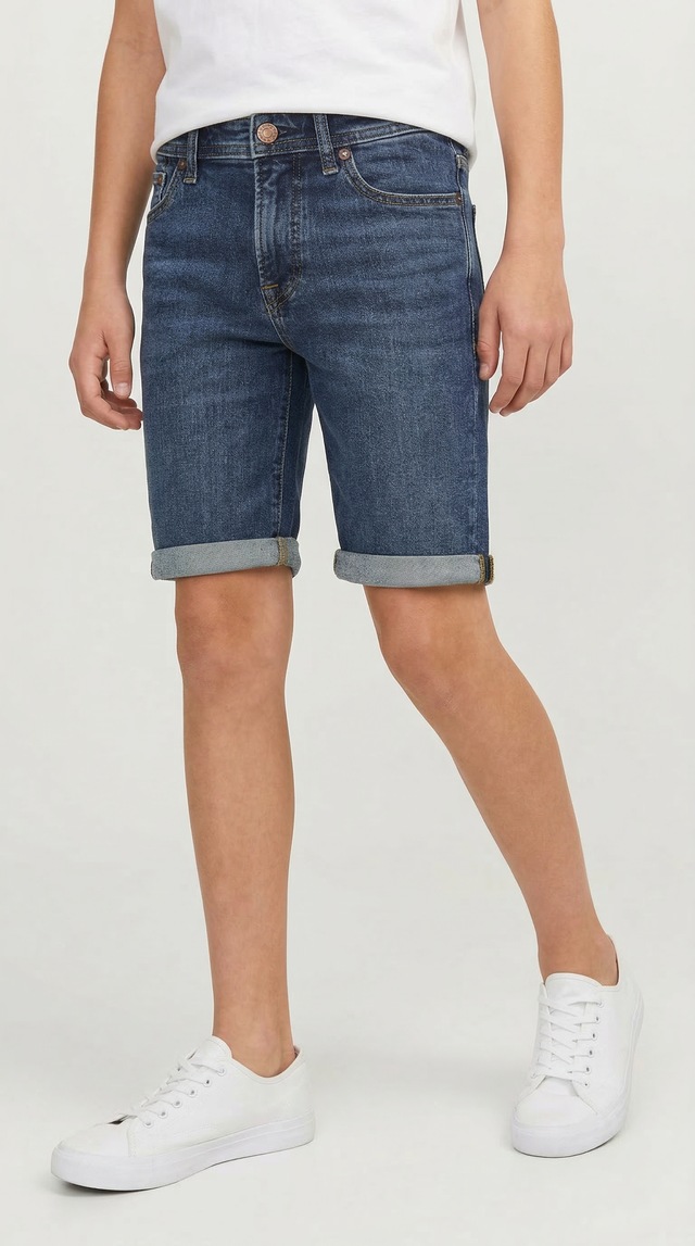 Jack & Jones Junior Shorts »JJIRICK bequem mit mittlerer Taille für Jungen« unifarben, modisch, regular fit, Web,
