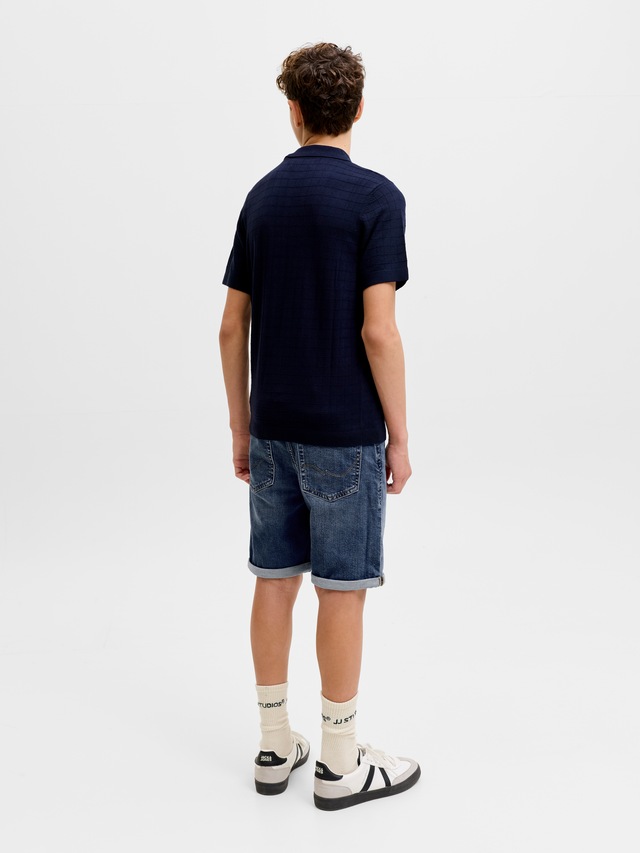 Jack & Jones Junior Shorts »JJIRICK bequem mit mittlerer Taille für Jungen« unifarben, modisch, regular fit, Web,