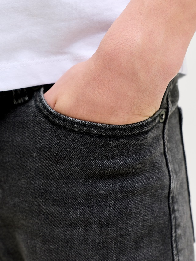 Jack & Jones Junior Shorts »JJIRICK bequem mit mittlerer Taille für Jungen« unifarben, modisch, regular fit, Web,