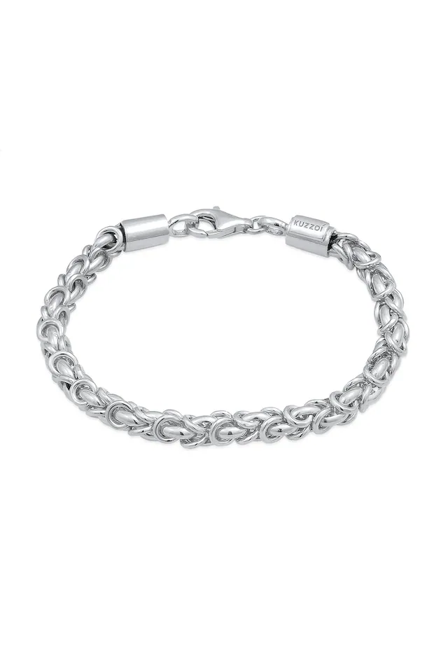 Kuzzoi Armkette »Armband Königskette Klassik 925 Silber«