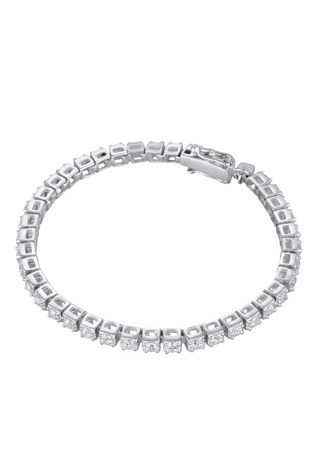 Kuzzoi Armreif »Armband Tennisarmband Zirkonia Weiß 925 Sterling Silber«