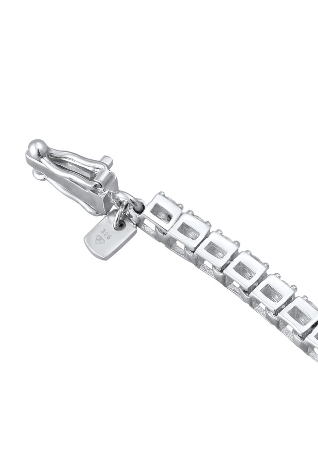 Kuzzoi Armreif »Armband Tennisarmband Zirkonia Weiß 925 Sterling Silber«
