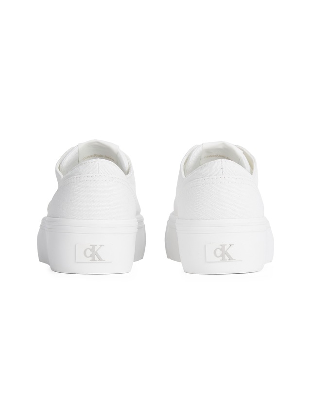 Calvin Klein Jeans Plateausneaker »VULC FLATFORM LOW CV MG« Schnürschuh, Freizeitschuh, Halbschuh mit seitlichem Logo