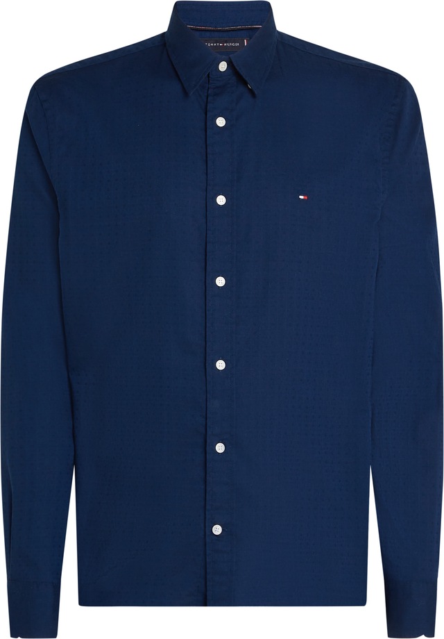 Tommy Hilfiger Langarmhemd »DOBBY STRUCTURE Regular Fit SHIRT«