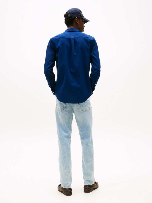 Tommy Hilfiger Langarmhemd »DOBBY STRUCTURE Regular Fit SHIRT«