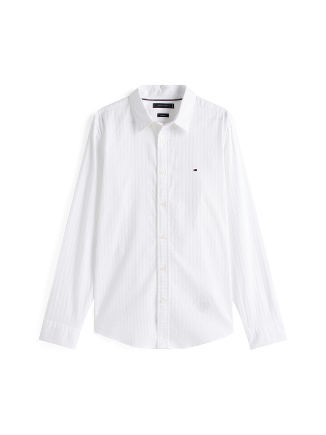 Tommy Hilfiger Langarmhemd »DOBBY STRUCTURE Regular Fit SHIRT«