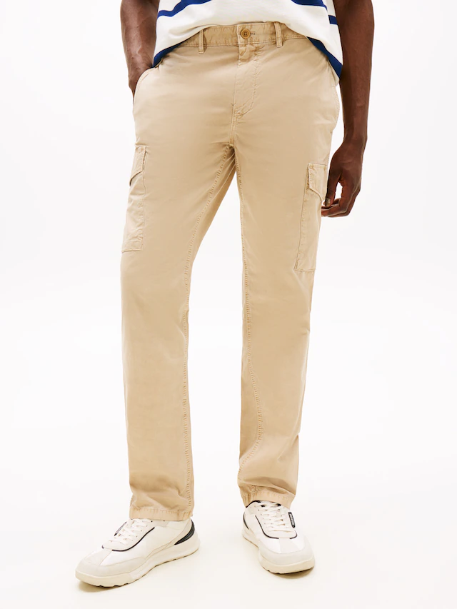 Tommy Hilfiger Cargohose »DENTON LW TWILL« Straight Fit, Baumwolle