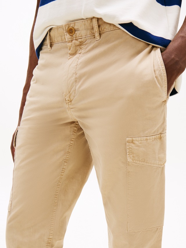 Tommy Hilfiger Cargohose »DENTON LW TWILL« Straight Fit, Baumwolle