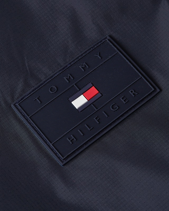 Tommy Hilfiger Blouson »RWB HOODED JACKET« mit Kapuze Freizeitjacke, Übergangsjacke elastische Bündchen, wasserabweisend