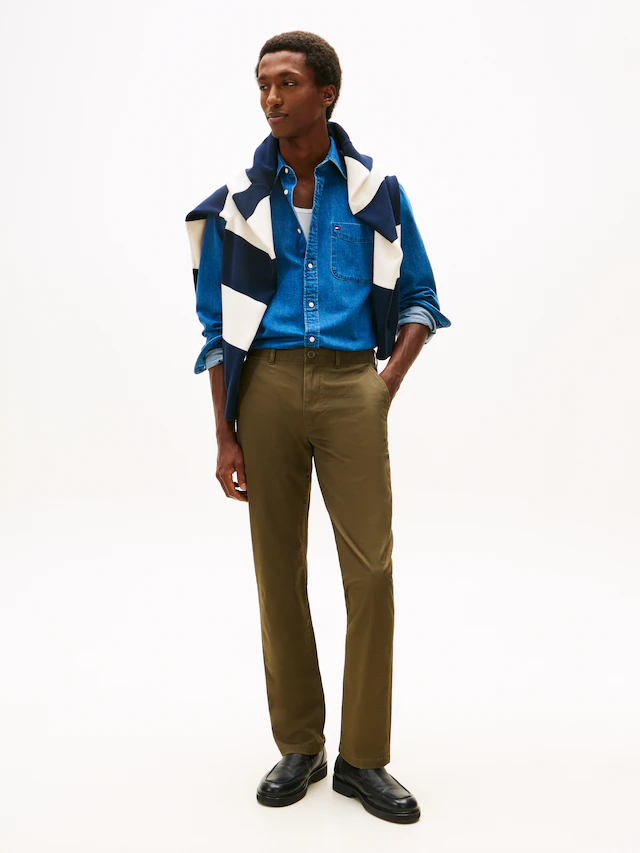 Tommy Hilfiger Chinohose »DENTON ESSENTIAL« Gerades Bein, Schlichte Optik